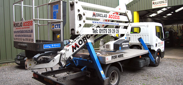 Morclad Roofing - Cherry Picker Hire